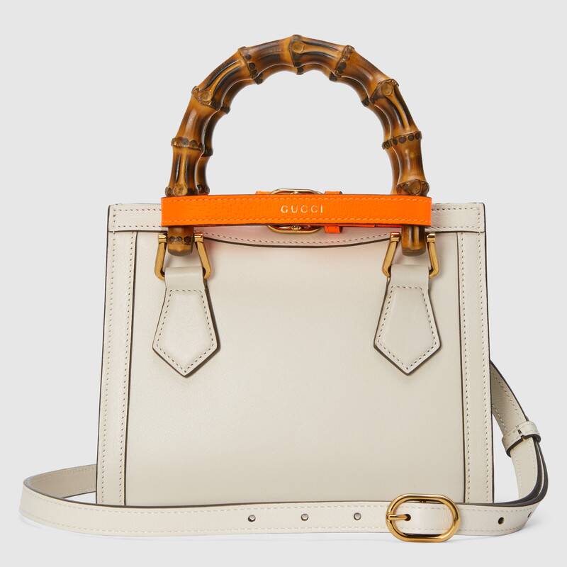 Gucci Diana Mini Tote Bag Shoulder Bag 655661 White